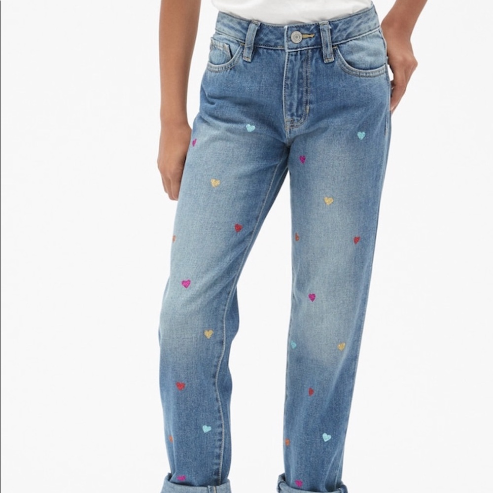 NEW w/ Tags, GAP Girls’ Girlfriend Jeans, SIZE 8.